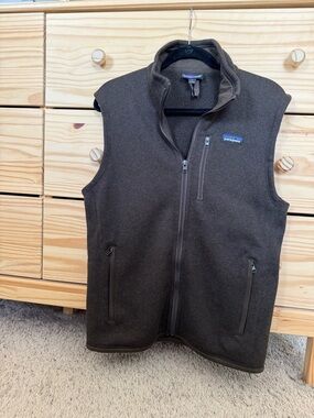 Patagonia Men’s Brown Full-Zip Fleece Vest